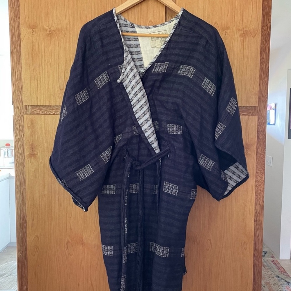 Ace & Jig Blue and White Tunic/ Robe